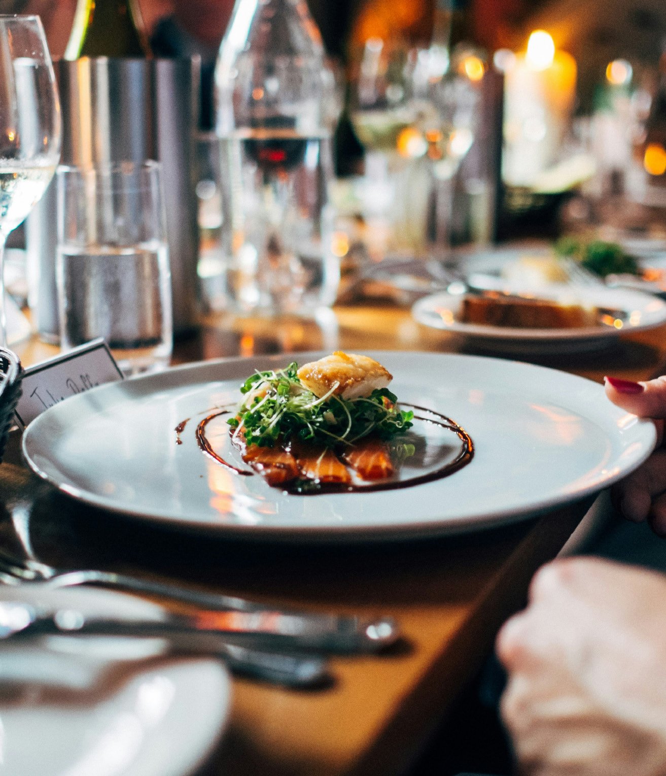 A plated dish served at the restaurant